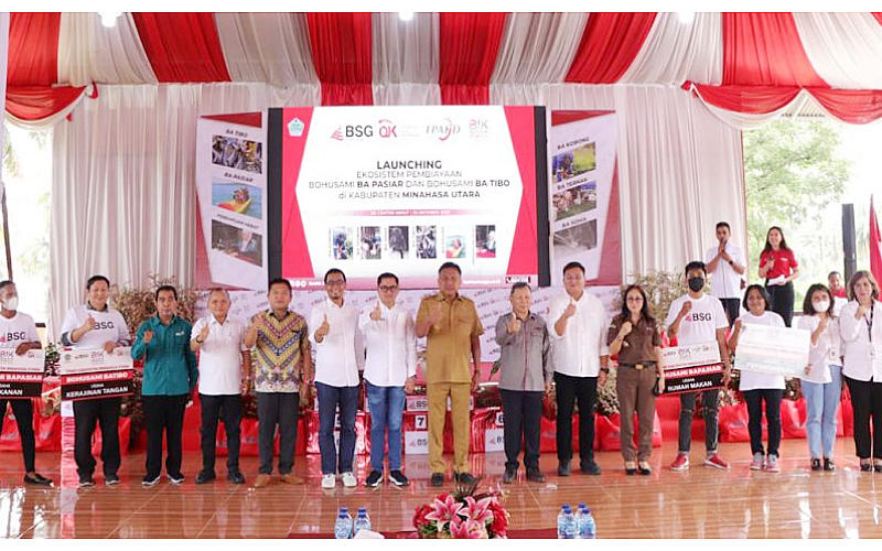 Olly Dondokambey Buka Peluncuran KUR Bohusami dari Bank SulutGo di Minahasa Utara