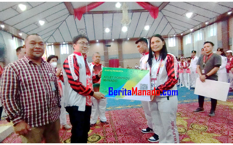 Andrei Angouw Lepas Kontingen ke Porprov Sulut, Manado Targetkan Juara Umum