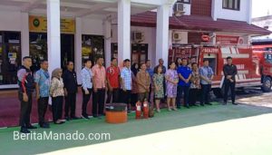 Kabid Damkar Gelar Pelatihan dan Simulasi Penanganan Kebakaran di PN Kotamobagu