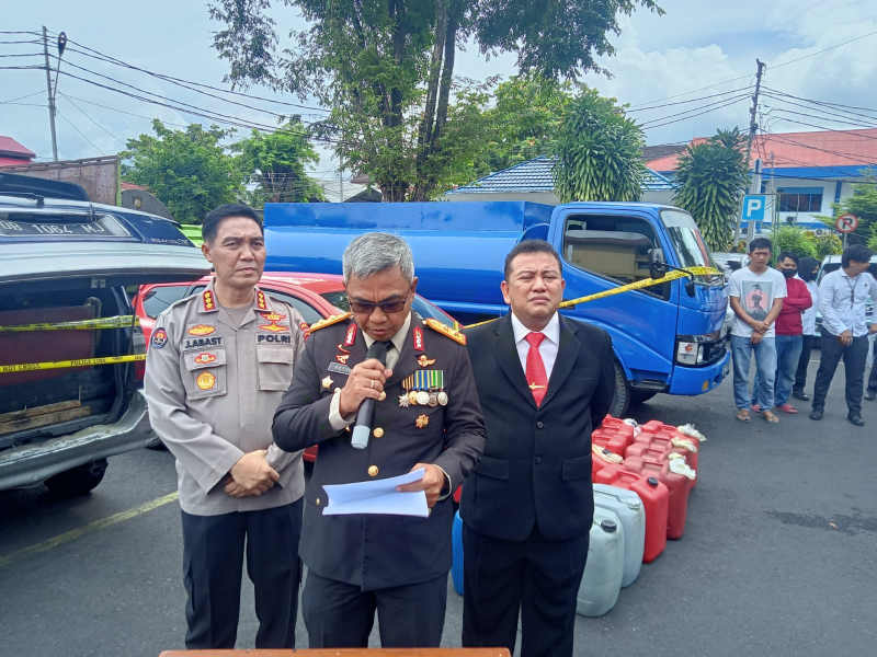 Dalam 10 hari Polda Sulut Ungkap Sejumlah Kasus Penyelewengan BBM Bersubsidi