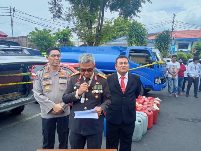 Dalam 10 hari Polda Sulut Ungkap Sejumlah Kasus Penyelewengan BBM Bersubsidi