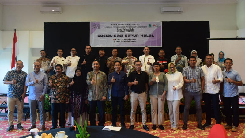 Halal Center Unsrat Hadirkan Dapur Halal, Dukung Pariwisata Sulut