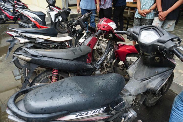 Pencuri Motor Beraksi di Pastori Gereja, Tak Berkutik Usai Diringkus Resmob Bravo Polresta Manado