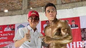 Binaraga Sumbang Emas Bagi Kontingen Minahsa di Porprov XI Bolmong