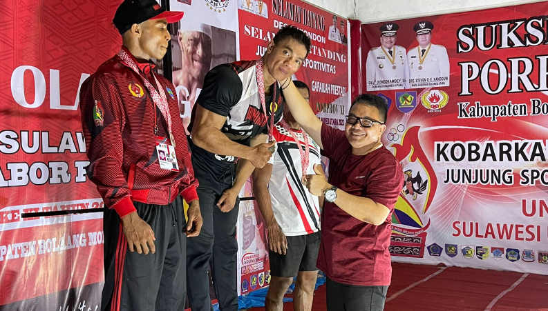 Porprov XI Bolmong, Cabor Binaraga Minahasa Sumbang 6 Medali