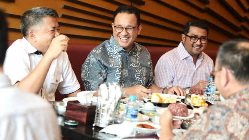 Anies Baswedan Makan Bareng Tokoh Tiga Partai, Teuku Riefky: Alhamdulilah, Kami Semakin Solid