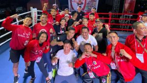 Atlit Kick Boxing Kotamobagu Asuhan Fighter Andre Pakaryanto ‘Bersinar’ di Porprov 2022 Bolmong