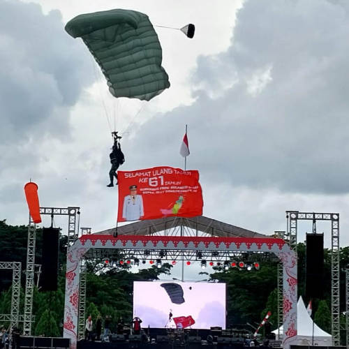 Ucapan HUT ke-61 untuk Olly Dondokambey Menggema di 'Closing Ceremony' Porprov XI di Bolmong