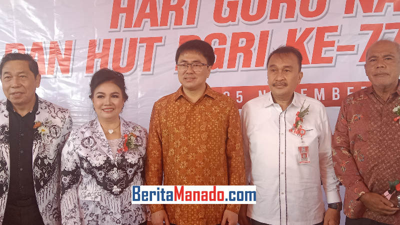 Wakili Olly Dondokambey, Andrei Angouw Titip Harapan Ini untuk Semua Guru
