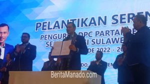 Pelantikan Serentak DPC Partai Demokrat, Agus Harimurti Yudhoyono Disambut Seruan Presiden 2024