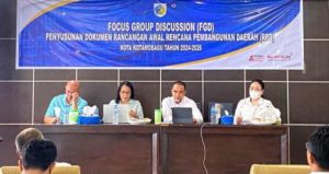 Pemkot Kotamobagu Gelar FGD Penyusunan Rancangan Awal RPD Tahun 2024