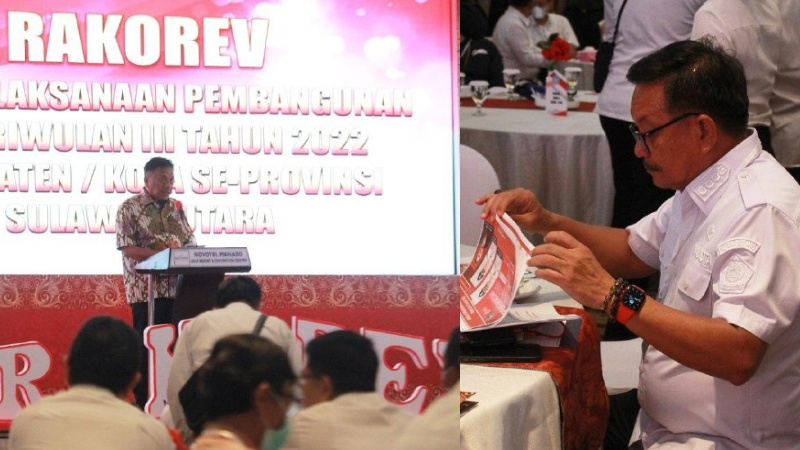 Enam Poin Ini Disampaikan Olly ke Maurits Mantiri di Rakorev Terkait Inflasi