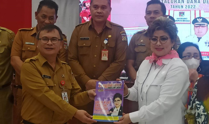 Senator Maya Rumantir Beri Catatan Khusus Soal Penggunaan Dana Desa di Minahasa 