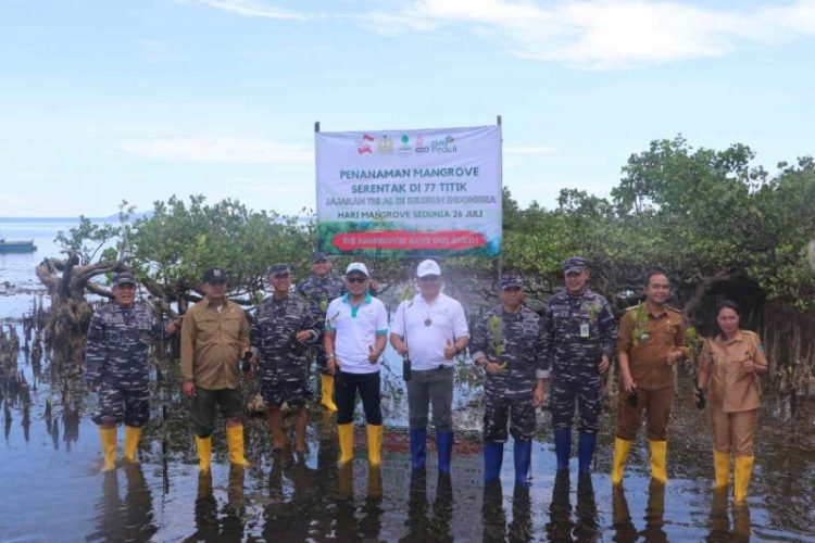 Hari Mangrove Sedunia, Dukungan PLN Kepada TNI AL Cetak Rekor Dunia