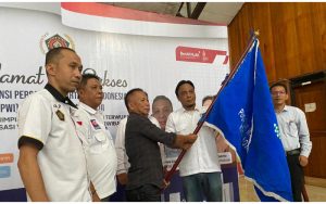 Junaidi Amra Resmi Nahkodai PWI Kota Kotamobagu Periode 2022 – 2025