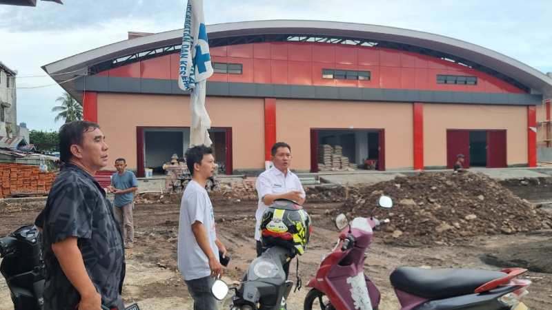 Kawasan Pasar Cita Kini Mentereng dengan Gedung BBC, Rudy Theno: Pembangunan Sudah 80%
