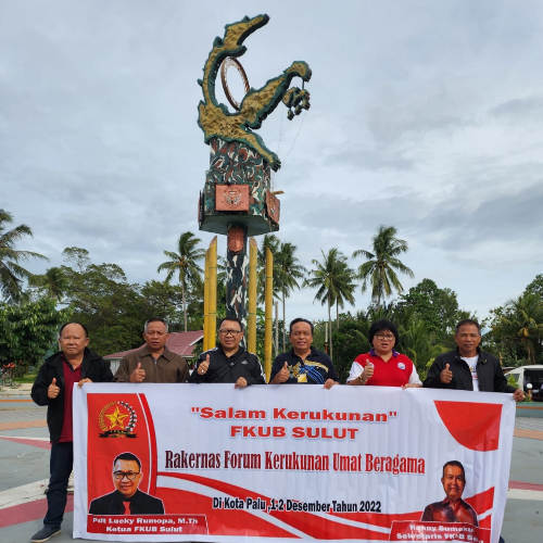 FKUB Sulut Gaungkan Semangat Kerukunan dari Tugu Khatulistiwa