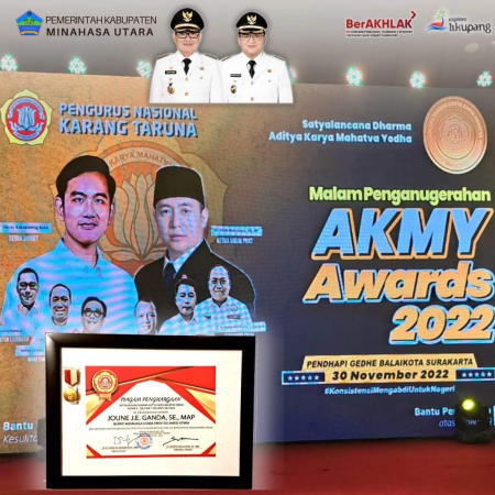 Termasuk Joune Ganda, 57 Kepala Daerah di Indonesia Raih Penghargaan Karang Taruna