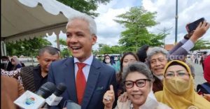 Ganjar Pranowo Diteriaki Presiden di Acara Ngunduh Mantu Kaesang-Erina
