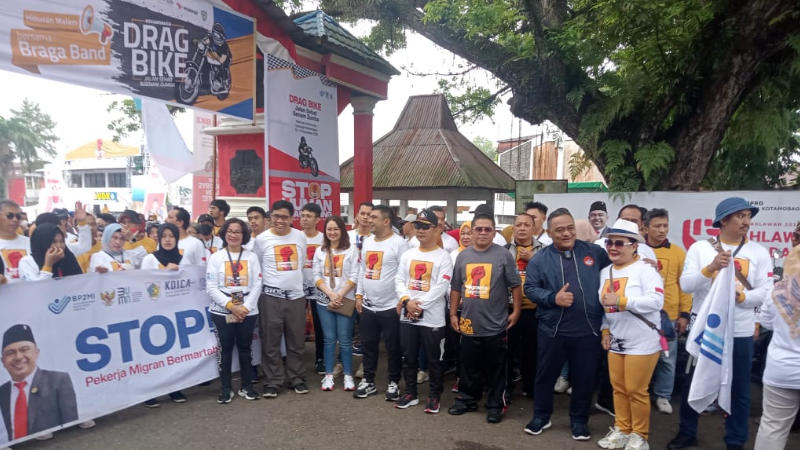 Puncak Perayaan International Migrants Day di Kotamobagu Spektakuler