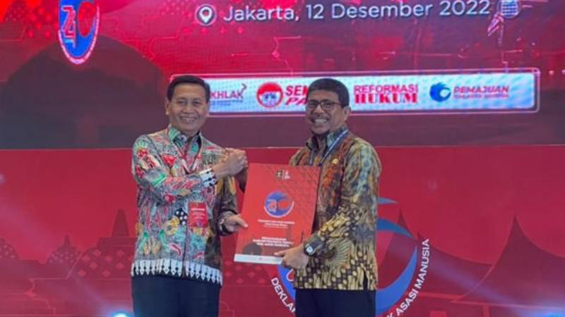 Pemkot Kotamobagu Raih Penghargaan Peduli HAM