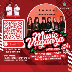 Penonton Konser Secret Number di Manado Wajib Bawa KTP dan Registrasi Online