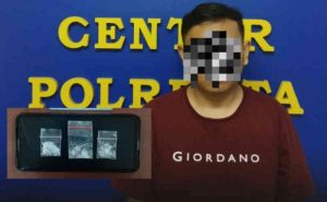 Lagi, Sapu Bersih Narkoba Polresta Manado Tangkap Pemilik 3 Paket diduga Sabu-sabu