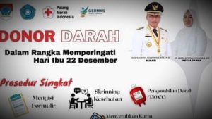 Peringati Hari Ibu, Ketua TP-PKK Boltim Gelar Donor Darah