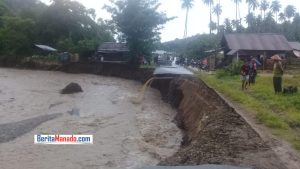 Akses Jalan Kotabunan – Bukaka Putus Total