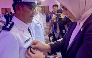Tatong Bara Lantik 15 Sangadi Defenitif Periode Tahun 2022-2028