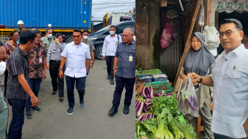Neldy Kalangie Kaget Moeldoko Mampir di Pasar Girian