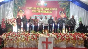 Hadiri Perayaan Natal di Mapolres Kotamobagu, Nasli Paputungan Apresiasi Dukungan Polres