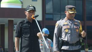 Bupati Sachrul Mamonto Pimpin Apel Gelar Pasukan Operasi Lilin Samrat 2022
