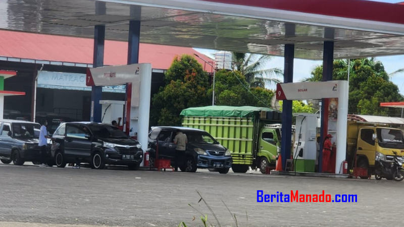 Natal-Tahun Baru, Antrian Panjang Solar di SPBU di Sulut Lenyap