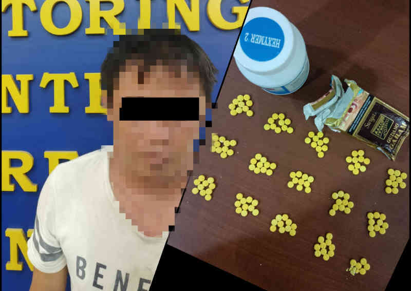Ditangkap Polisi, Oknum Satpam Dinas PU Sulut Diduga Transaksi Obat Keras di Lingkungan Kantor