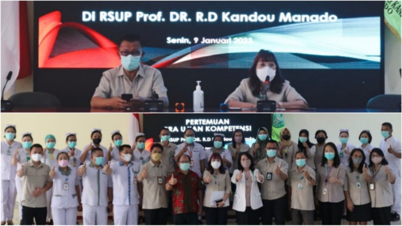 RSUP Kandou Gelar Uji Kompetensi Nakes yang Pertama, Ivonne Rotty Ingatkan Harus Profesional