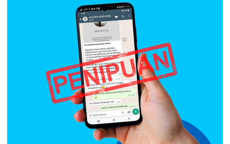 Waspada Link Undangan Nikah Digital, Penipu di WhatsApp Curi Data Pribadi