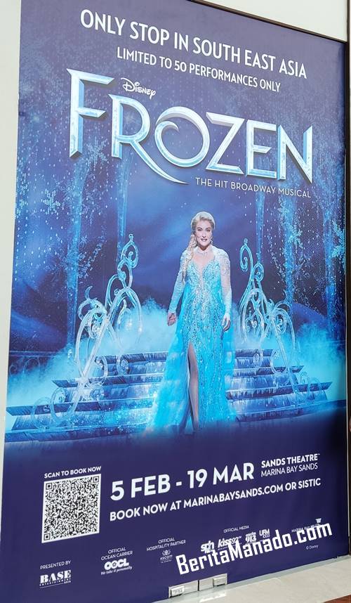 Disney’s Frozen the hit Broadway Musical