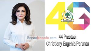 Andalkan Tuhan, Christiany Eugenia Paruntu Dianugerahi 44 Penghargaan