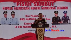 Kejari Minsel Gelar Pisah Sambut, La Ode Muhammad Nursim Akan Perkuat Soliditas Personel