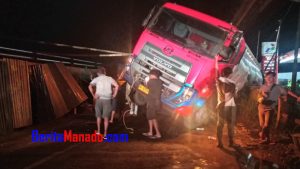 Lakalantas di Jalan Trans Sulawesi, Kendaraan Besar Belum Diizinkan Melintas
