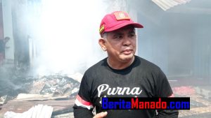 Setelah 1,5 Jam Berjibaku, Damkar Minsel Sukses Padamkan Kebakaran di Tumpaan