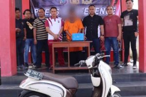 Waduh, Pria Tomohon Nekat Gasak Motor Pendeta saat Pelayanan Ibadah