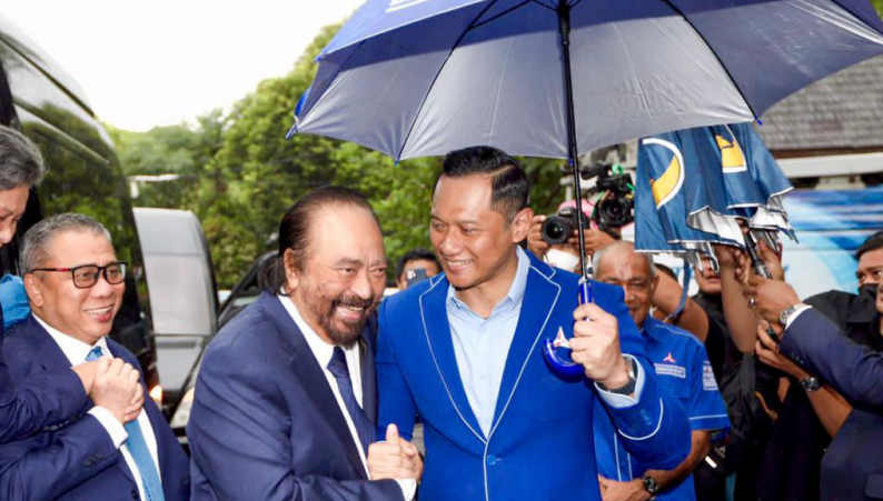 Surya Paloh Temui Agus Harimurti Yudhoyono