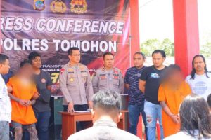 Waduh, Tujuh Pria di Tomohon Nekat Hadang dan Aniaya Anggota Polisi