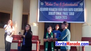 Panitia HRG Jemaat GMIM Pniel Sulu Gelar Jalan Sehat