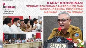Penerbangan Manado-Jepang 2 Maret, Steve Kepel Minta Semua Instansi Pemerintah Sukseskan