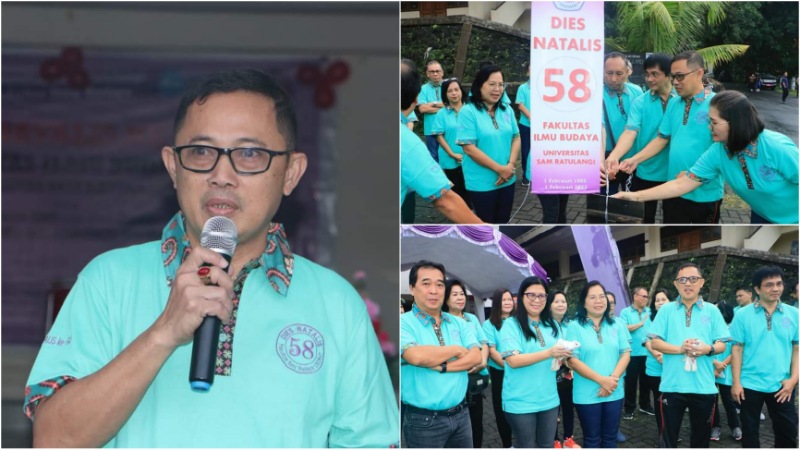 Dies Natalis ke-58 Fakultas Ilmu Budaya, Ini Harapan Rektor Berty Sompie