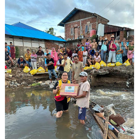 Lions Club International Foundation Bantu Warga Manado yang Terdampak Bencana
