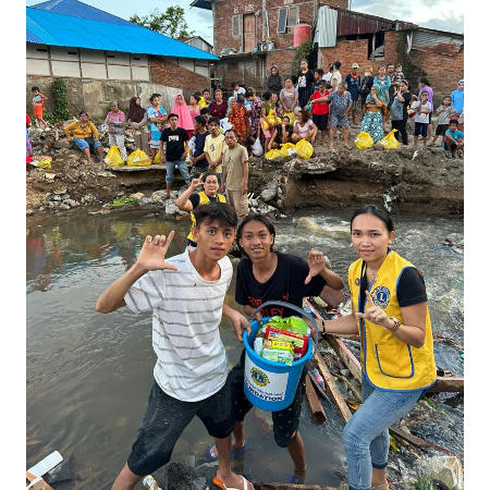 Lions Club International Foundation Bantu Warga Manado yang Terdampak Bencana